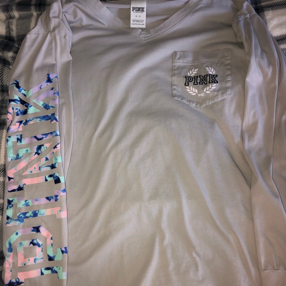 Victoria Secret Pink v-neck Long Sleeve